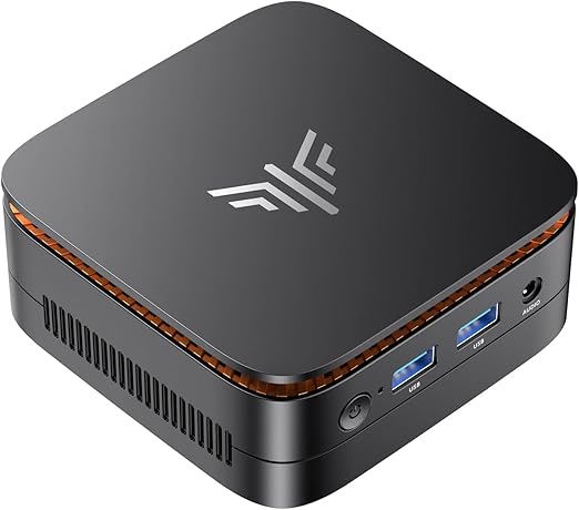 KAMRUI Mini PC Computer, Intel Processor N97 (up to 3.6 GHz), 16GB DDR4 RAM 256GB M.2 SSD, Mini Desk